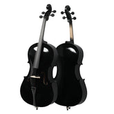 Glarry GC101 4/4 Full-Size Acoustic Cello - Black